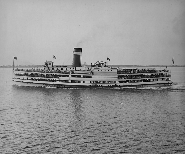 The Steamship Tolchester. Tolchester Photograph Collection, Maryland Historical Society, PP128-70a, no date.